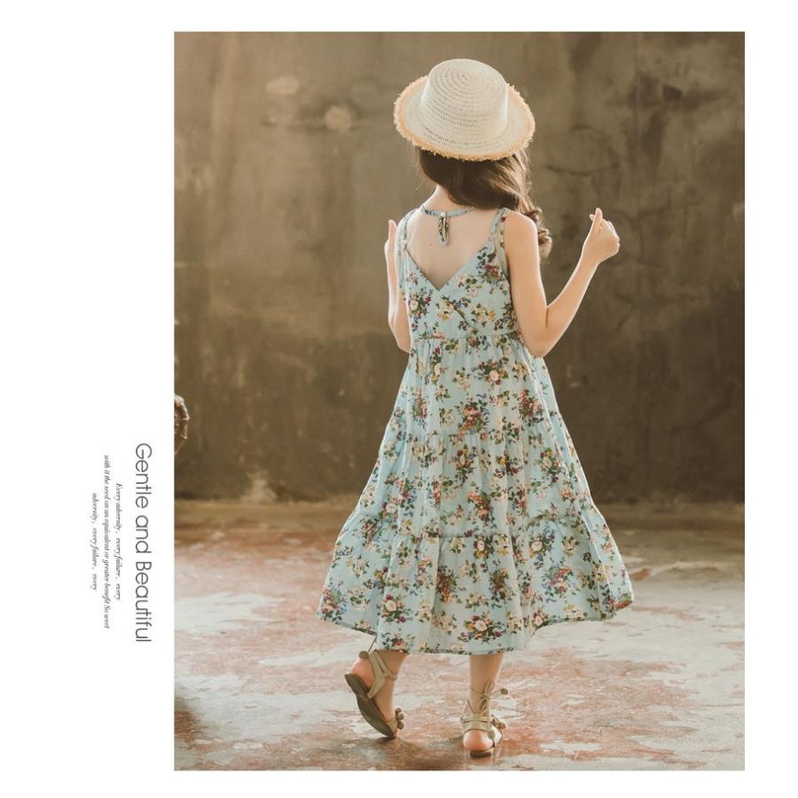 子供服 ワンピース 夏 女の子 ノースリーブワンピース 花柄 Aライン ふんわり キッズ ビーチ 海 マキシ丈ワンピース 韓国子供服 サマードレス 女児 ジュニア 1790 1456 ロンドベルshop 通販 Yahoo ショッピング