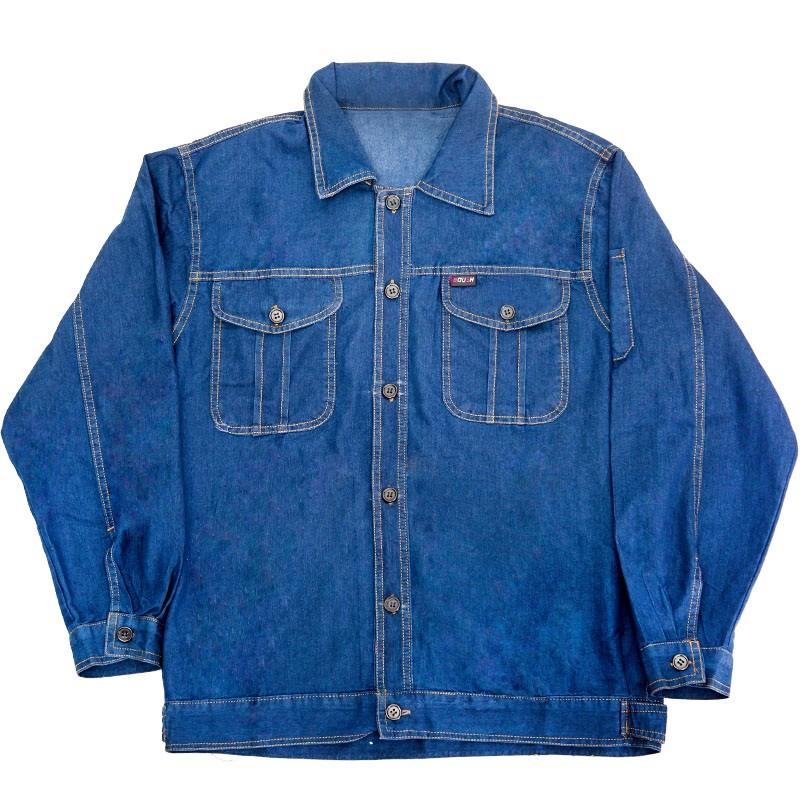 春秋 デニム 上下セット 作業着 メンズ 長袖 ワークジャケット ストレッチカーゴパンツ 無地 ロング丈 男性 カジュアル 1790 3055 ロンドベルshop 通販 Yahoo ショッピング