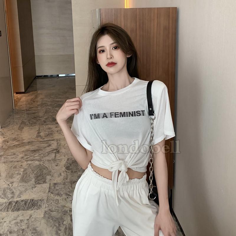 ダンス 衣装 ヒップホップ レディース 半袖 クルーネック Tシャツ ショート丈 ヘソ出しトップス 英字柄 ゆったり カジュアル 美シルエット 細身 女性用 30代 Ls 5909 ロンドベルshop 通販 Yahoo ショッピング