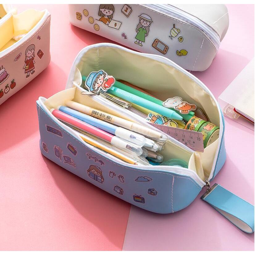 シンプル 大容量 筆箱 筆入れ ペンケース 男の子 女の子 男女兼用 かわいい 人気 化粧ポーチ 高校 中学校 小学校 スタディプランナー 文房具 ギフト Ls 8014 ロンドベルshop 通販 Yahoo ショッピング