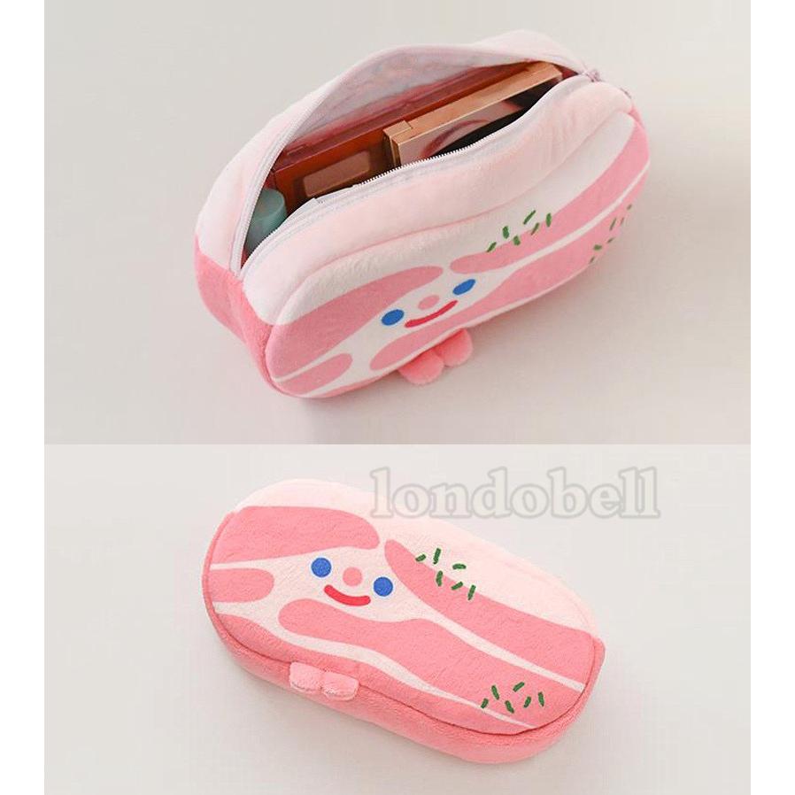 ペンケース 肉 かわいい 大容量 筆入れ ポーチ 文房具収納 化粧ポーチ ギフト 中学校 高校 小学校 女子 通学 スタディプランナー 文房具 Ls 8056 ロンドベルshop 通販 Yahoo ショッピング