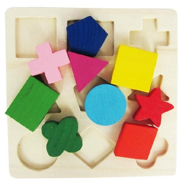 型合わせ パズル ３点セット モンテッソーリ 型はめ 知育玩具 0歳〜4歳 