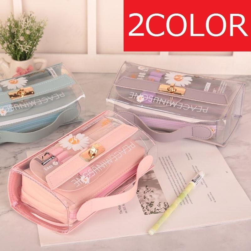 2color ペンケース 収納ポーチ 筆入れ シンプル 花柄 ペンポーチ 持ち運びに便利 小物入れ 口紅 化粧品 女子 スタディプランナー 文房具 ギフト 新品 Lsn 3399 ロンドベルshop 通販 Yahoo ショッピング
