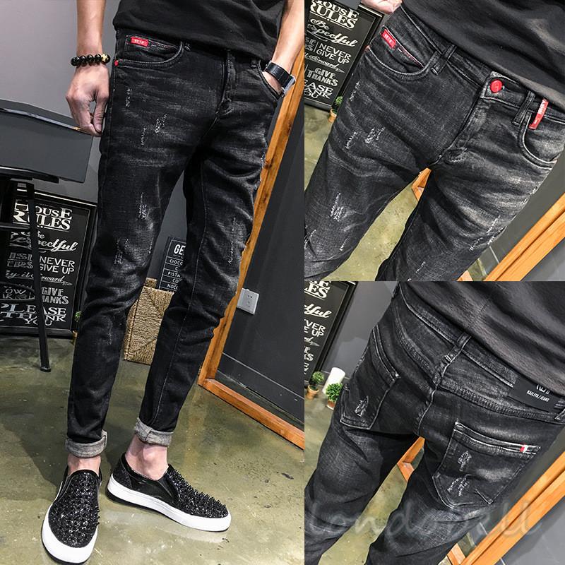 デニム ロングパンツ メンズ ボトムス ジーンズ Gパン バイカーデニム ダメージ スキニー クラッシュ ヴィンテージ スリム 韓国ファッション 大きいサイズ Lsn 4178 ロンドベルshop 通販 Yahoo ショッピング