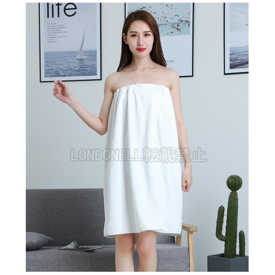 送料無料 バスローブ レディース タオル地 乾きやすい タオルドレス バスタオル