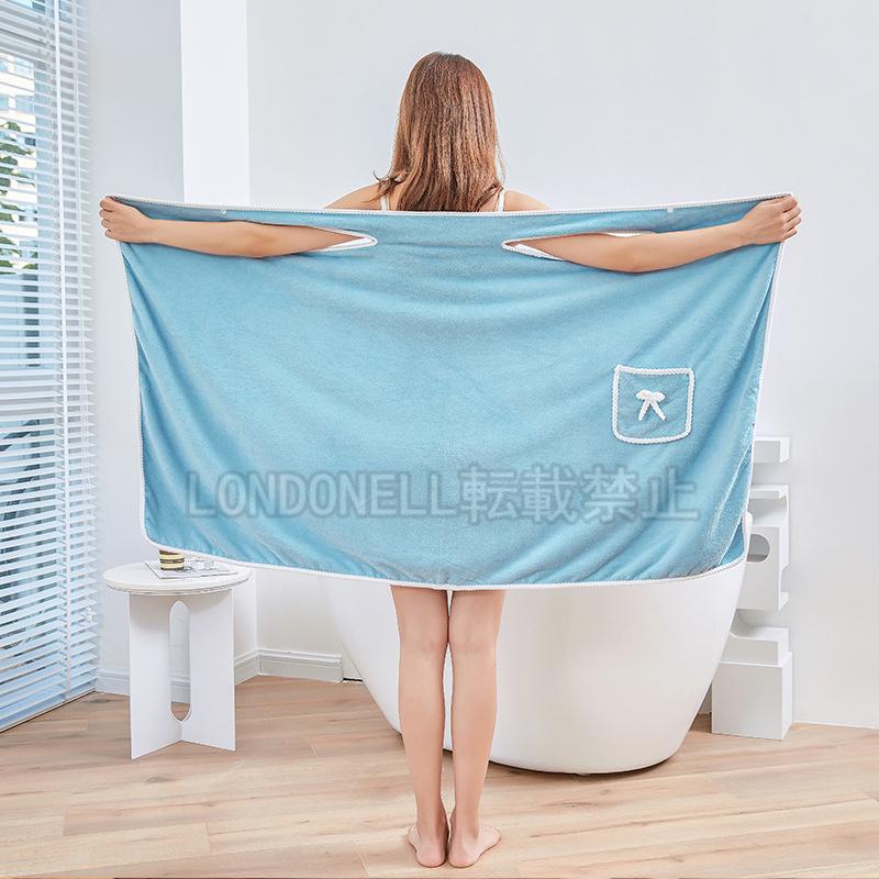 フランネル バスローブ エステガウン 着るバスタオル ワンピース ボディタオル エステガウン ルームウエア 部屋着 タオル 超吸水 便利 湯上がり お風呂上がり Lsn 7006 ロンドベルshop 通販 Yahoo ショッピング