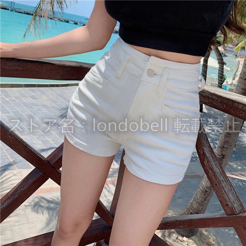 夏新作 ショートパンツ レディース ボトムス 女性 ハイウエスト ミニ丈パンツ 短パン ホットパンツ デニムパンツ ジーンズ 美尻 スタイリッシュ 脚長 セクシー Lsn 7333 ロンドベルshop 通販 Yahoo ショッピング