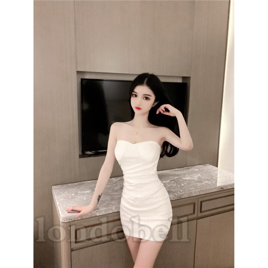 ベアトップワンピース ボディコン ノースリーブ ミニワンピース レディース 夏新作 タイトワンピース セクシー キャバドレス 女性用 代30代 Lsn 8772 ロンドベルshop 通販 Yahoo ショッピング