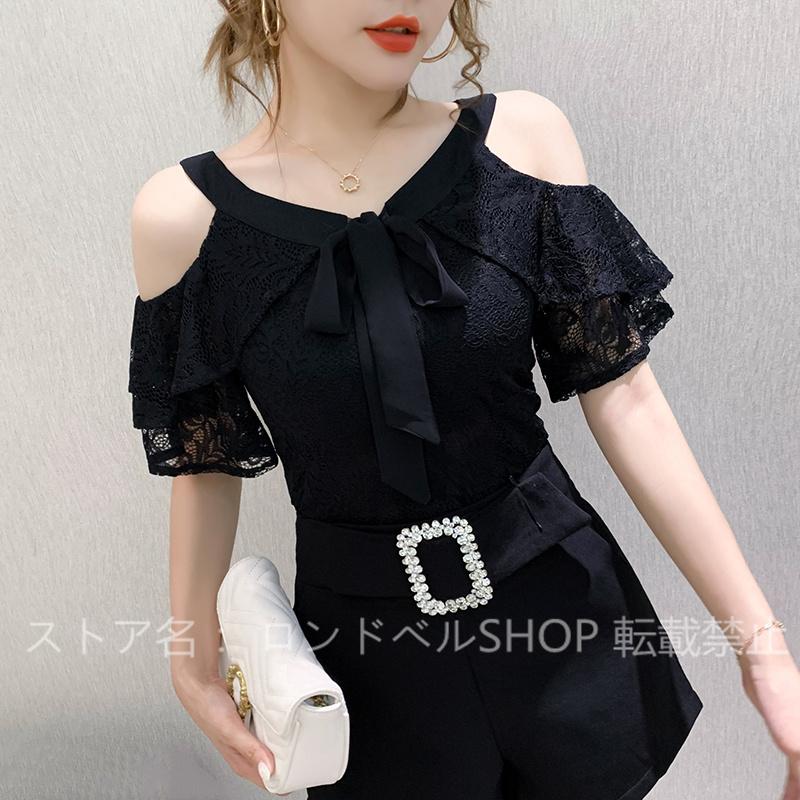 2color 肩出し ダンストップス Tシャツ レディース 半袖 フリル付き ボウタイ リボン シンプル 着痩せ 女性 セクシー 通勤OL オフィス 結婚式 二次会 パーティー :LSN-9659:ロンドベルSHOP - 通販 - Yahoo!ショッピング 2color 肩出し ダンストップス Tシャツ レディース 半袖 フリル付き ボウタイ リボン シンプル 着痩せ 女性 セクシー 通勤OL オフィス 結婚式 二次会 パーティー :LSN-9659:ロンドベルSHOP - 通販 - Yahoo!ショッピング
