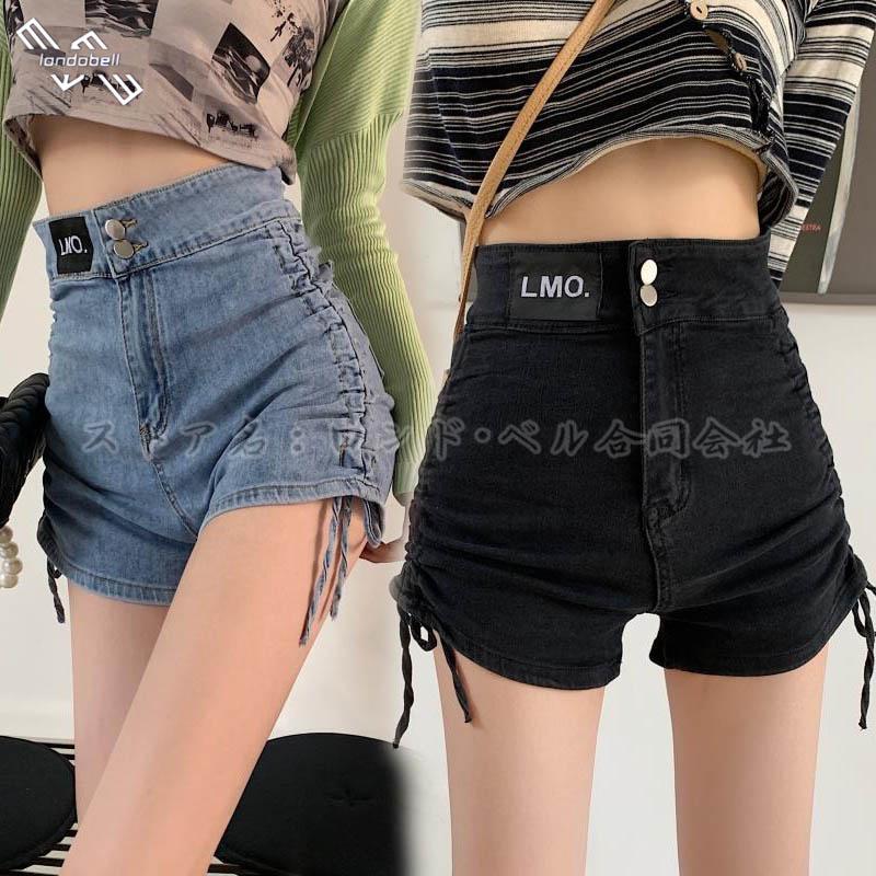 デニム ショートパンツ カジュアル ハイウエスト レディース 女性 ショーパン ジーンズ ホットパンツ シャーリング Aライン ホットパンツ デニムズボン 可愛い Niu 5627 ロンドベルshop 通販 Yahoo ショッピング