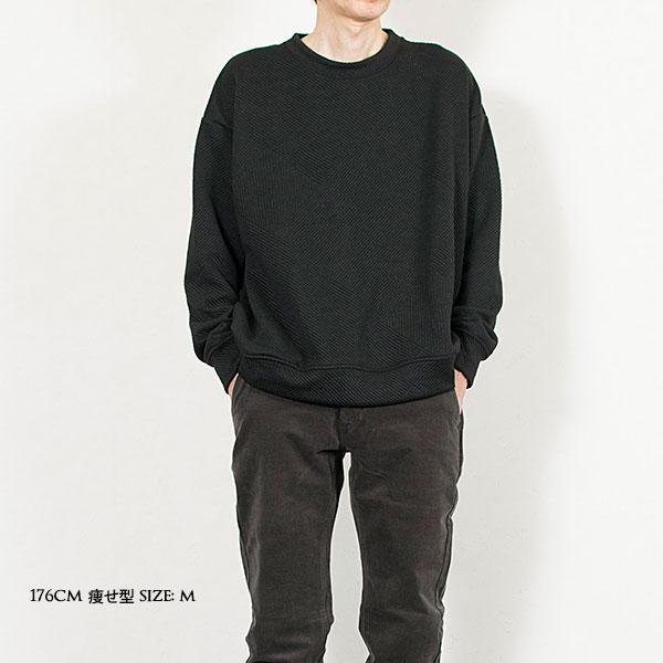 gorurun 編み立てリブ ボンディング プルオーバー ブラック 総針リブ・ボレロレイヤード風プルオーバー/40代50代からの