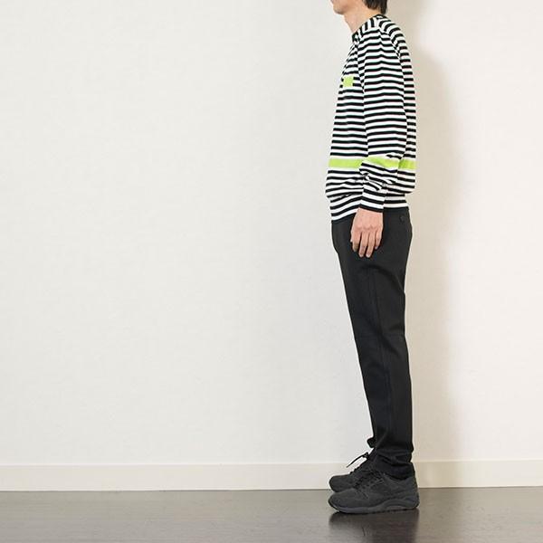 ボーダー クルーネックセーター BORDER CREW KNIT リス Liss メンズ｜london-game｜09