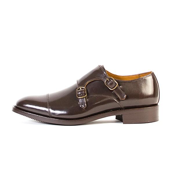 ダブルモンクストラップ 革靴 DOUBLE MONK STRAP LEATHER SHOE