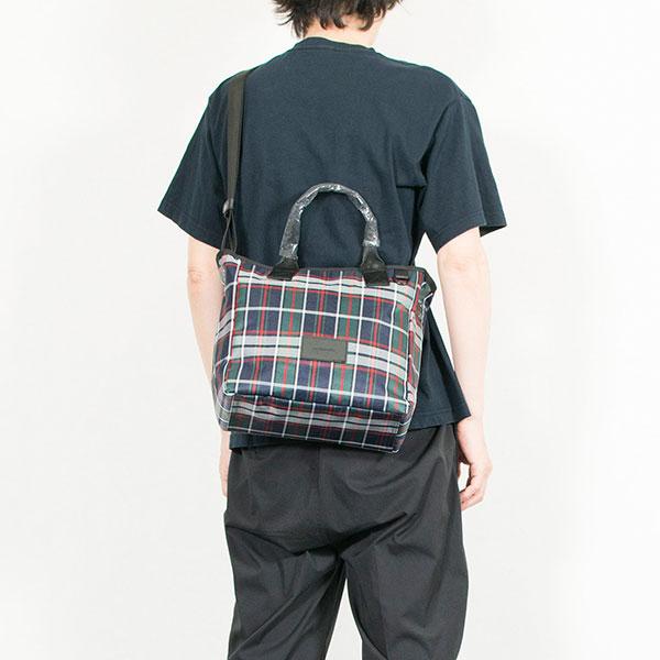 MOUSTACHE（ムスタッシュ） チェック柄 2way ショルダーバッグ