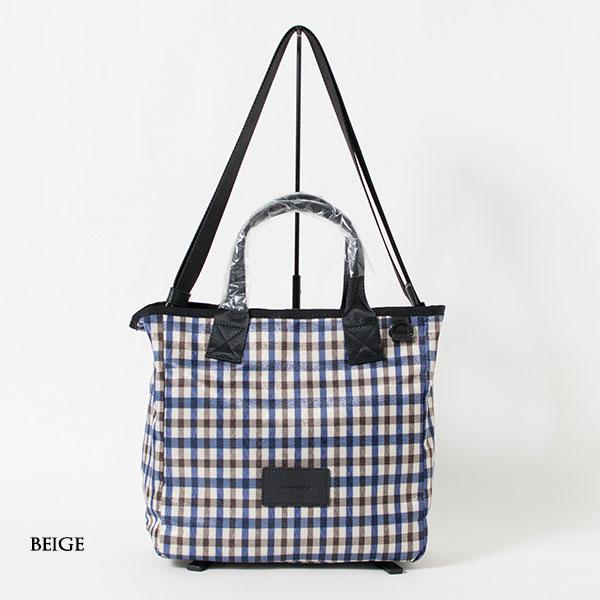 MOUSTACHE（ムスタッシュ） チェック柄 2way ショルダーバッグ
