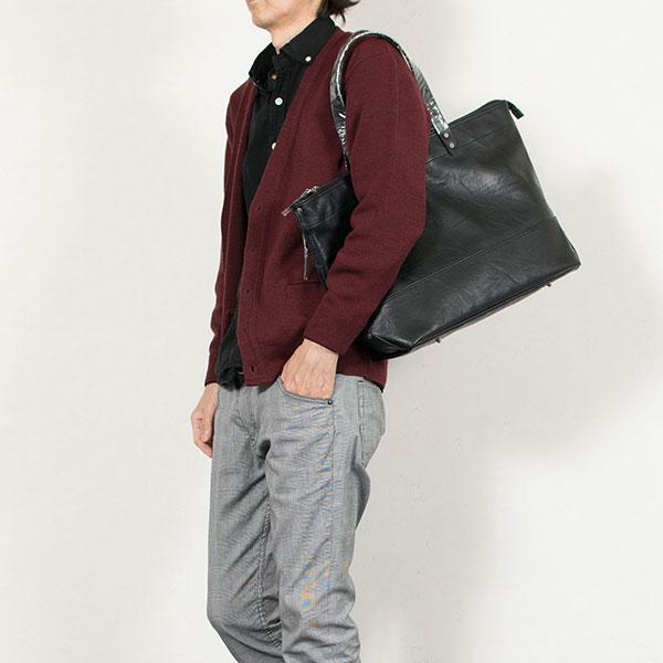 MOUSTACHE（ムスタッシュ） トートバッグ 合皮 TOTE BAG ビジネス 男女 