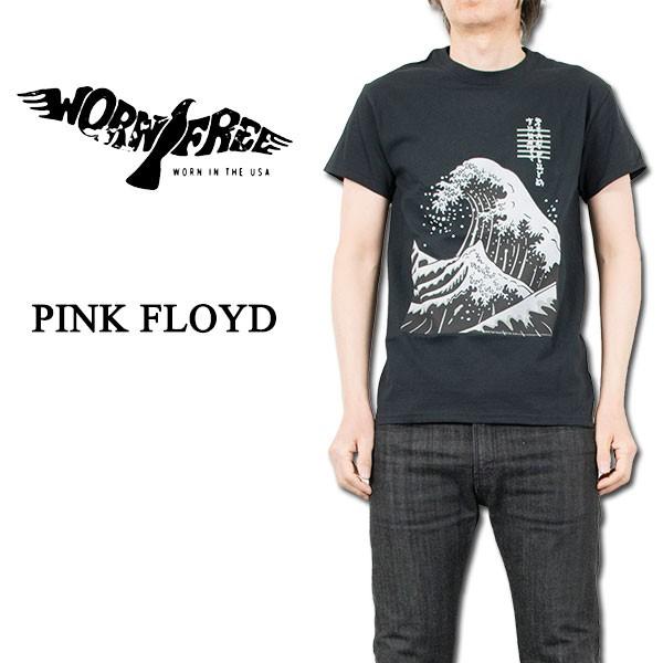 WORN FREE ウォーンフリー ロックTシャツ ROCK Tee PINK FLOYD ピンクフロイド BLACK｜london-game