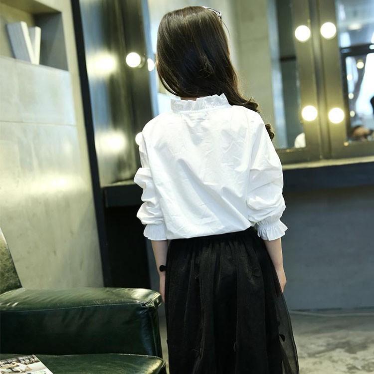 ブラウス ボリューム袖 女の子 長袖ブラウス シャツ 親子コーデ キッズ 子ども服 女の子 卒業 入園 入学 子供服 フォーマル 発表会 白シャツ 春 秋 服 x London Bridge 通販 Yahoo ショッピング