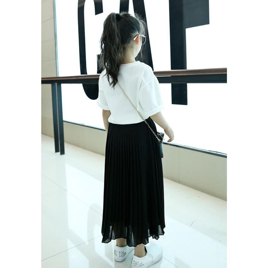 キッズ 子ども服 子ども服 女の子 スカート キッズ服 子供 プリーツスカート ロングスカート シフォン 透け感 フリル ジュニア マキシスカート ゆるふわ x London Bridge 通販 Yahoo ショッピング