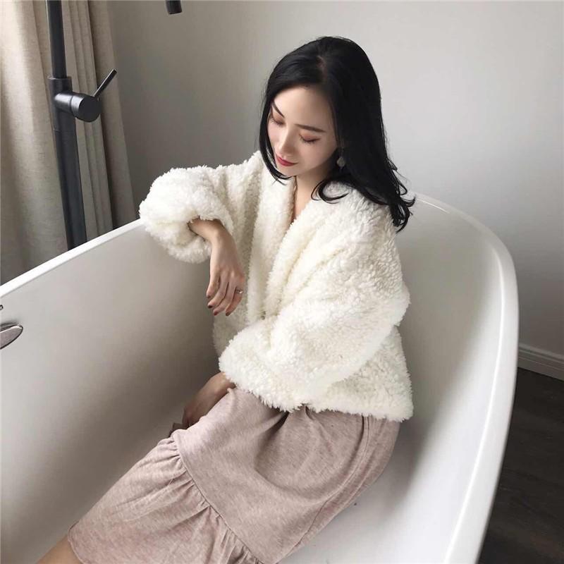 トップス カーディガン ボレロ ふわふわ もこもこ コーディガン ボア 秋 冬 ロング あったか 大きいサイズ アウター 黒 白 ベーシック 代 30代 ゆったり x London Bridge 通販 Yahoo ショッピング