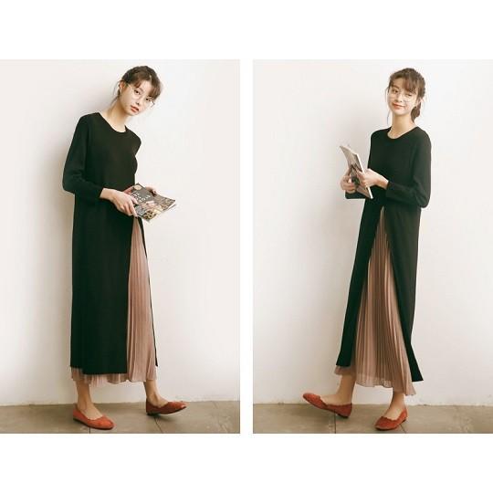 被り心地最高 21新シフォンの半袖のプリーツの長いワンピース6 取寄品 Scarboroughattorneys Com