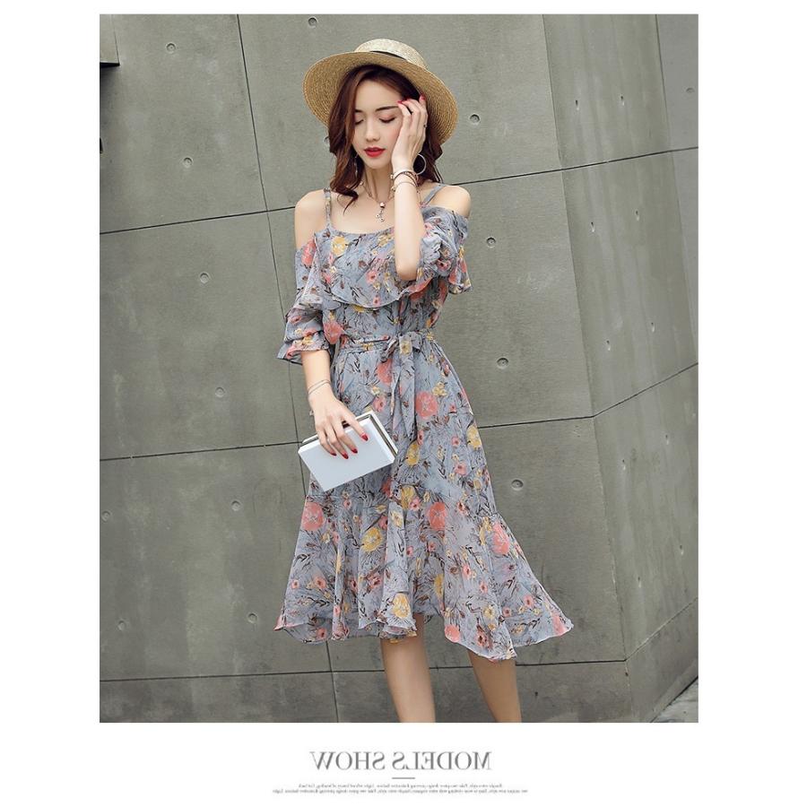 ワンピース チュニック ひざ丈ワンピース 半袖 夏セール オフショルダー ワンピース 花柄 夏 レディース ロング 肩出し オフショル マキシ ワンピ 半袖 x London Bridge 通販 Yahoo ショッピング