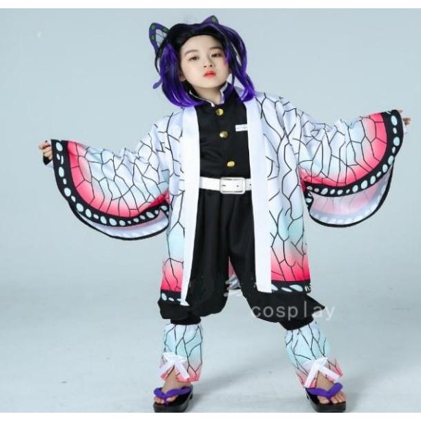胡蝶 忍 こちょう しのぶ コスプレ 子供 子ども キッズ 衣装 胡蝶 忍 こちょう しのぶ コスプレ 子供 子ども キッズ 衣装