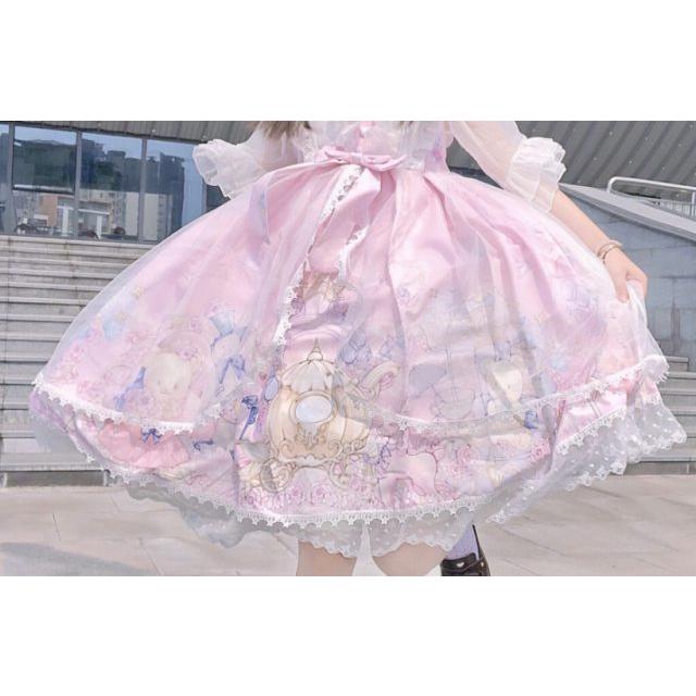 注目ブランド ゆめかわいい ゆめかわ ロリ服 魔法少女花嫁 ロリータ Toalice ミニスカート