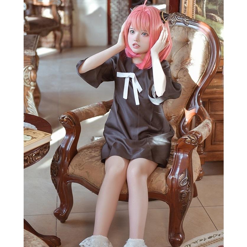 アーニャ コスプレ ワンピース 普段着 子供 子ども キッズ 生地 コスチューム 衣装 なりきり お出かけ 送料無料 クリスマス ハロウィン x London Bridge 通販 Yahoo ショッピング