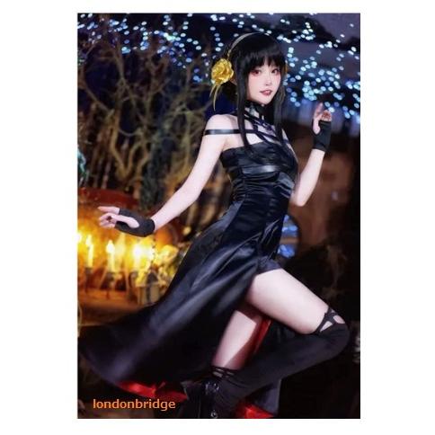 即納 ヨル 風 コスプレ 衣装 ヨルさん フォージャー ハロウィン セット