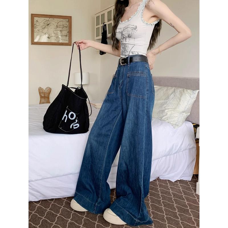 デニム ワイドパンツ レディース フレアパンツ 美脚効果 ブーツカット