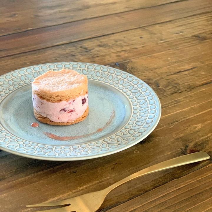 レース柄 リム ケーキ皿 取皿 17cm (4色セット)単品よりお買い得 食器