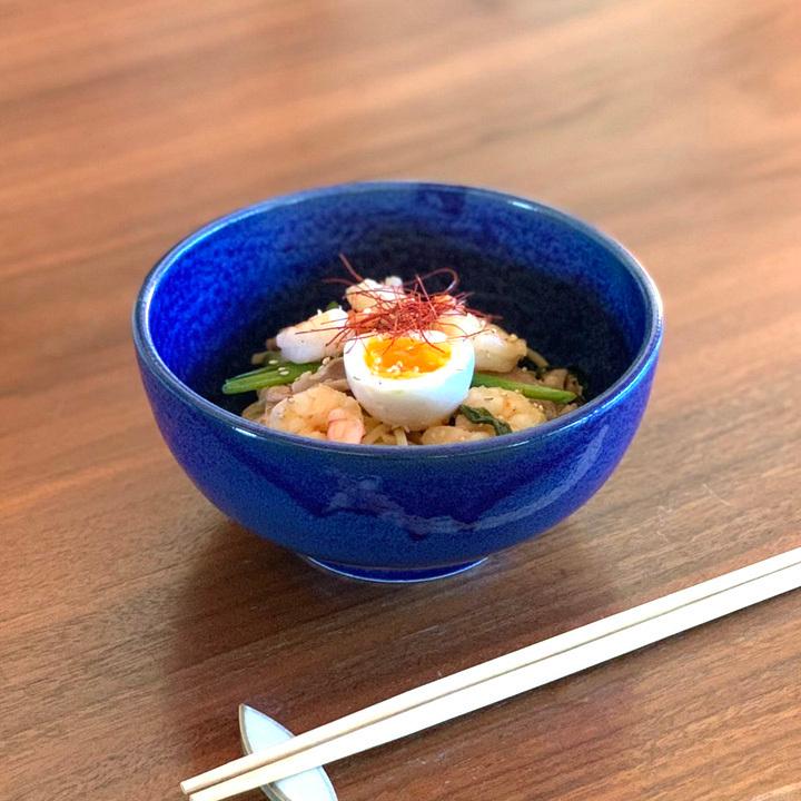 うどん鉢 どんぶり (M) (3色セット) 単品よりお買い得 17cm 窯変イラボ