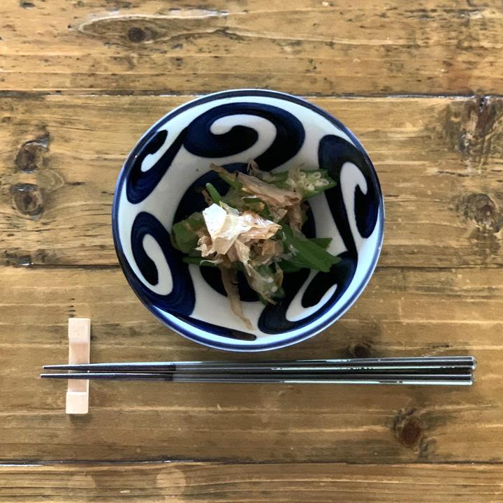 唐草 染付 和食器 13cm 小鉢 煮物鉢 お皿 おしゃれ 器 食器 陶器 唐草 染付 和食器 13cm 小鉢 煮物鉢 お皿 おしゃれ 器 食器 陶器