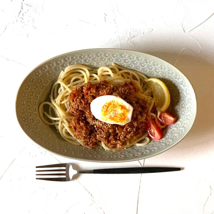 印花 カレー皿 パスタ皿 楕円鉢 ベーカー花柄 美濃焼 日本製 26cm お皿