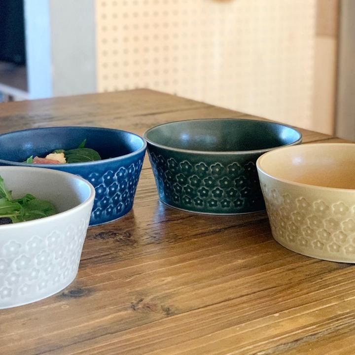 印花 フルーツボウル 13cm 中鉢 おしゃれ ボウル 煮物鉢 サラダボウル