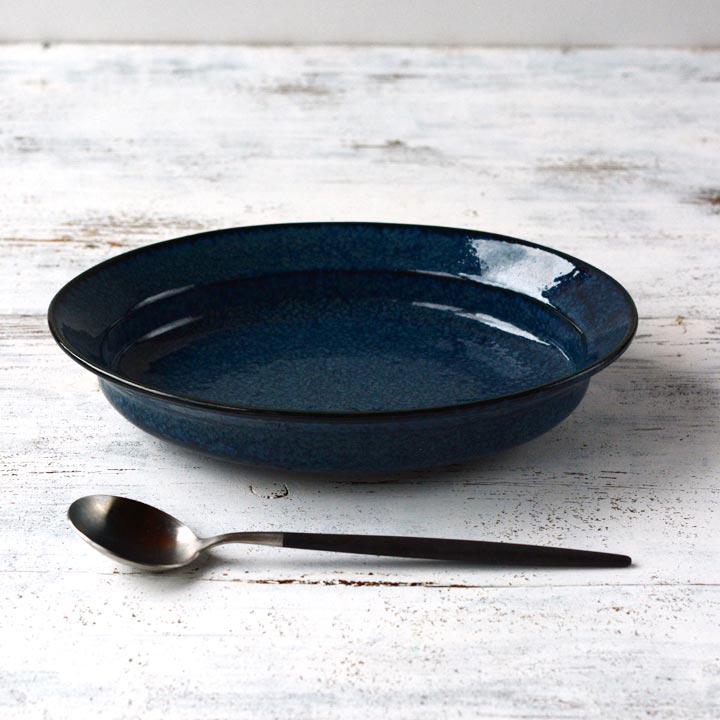 すくいやすいカレー皿 23cm 7color 食器 おしゃれ 皿 カレー皿