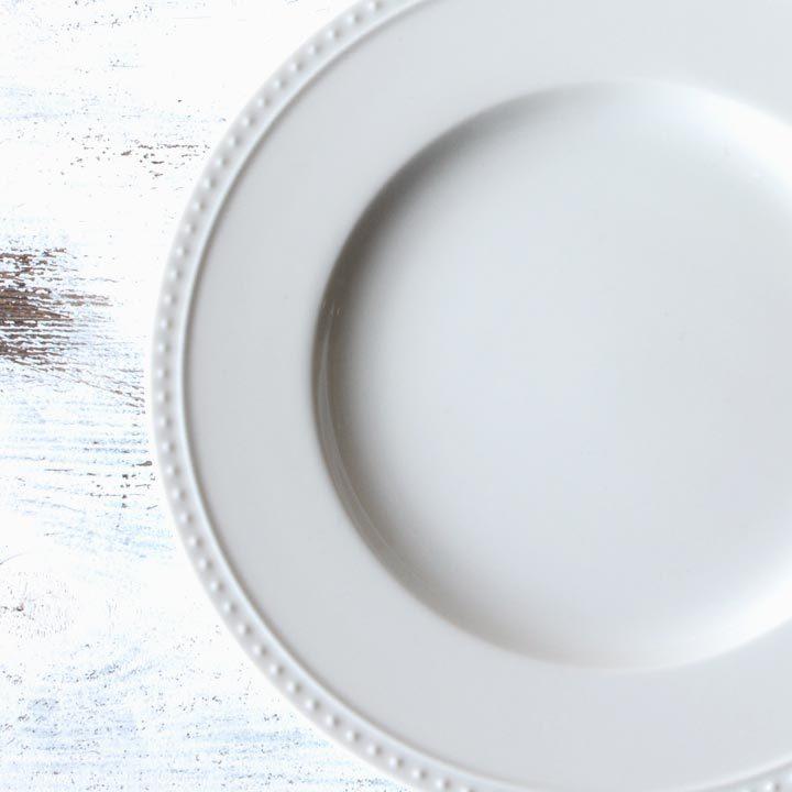 パスタ皿 23cm ドット サラダプレート 白い器 食器 皿 お皿 大皿 カレー皿 サラダ皿 おしゃれ お皿 皿 プレート オシャレ 陶器 日本製 洋食器 R116 窯元ロングアイランド 通販 Yahoo ショッピング