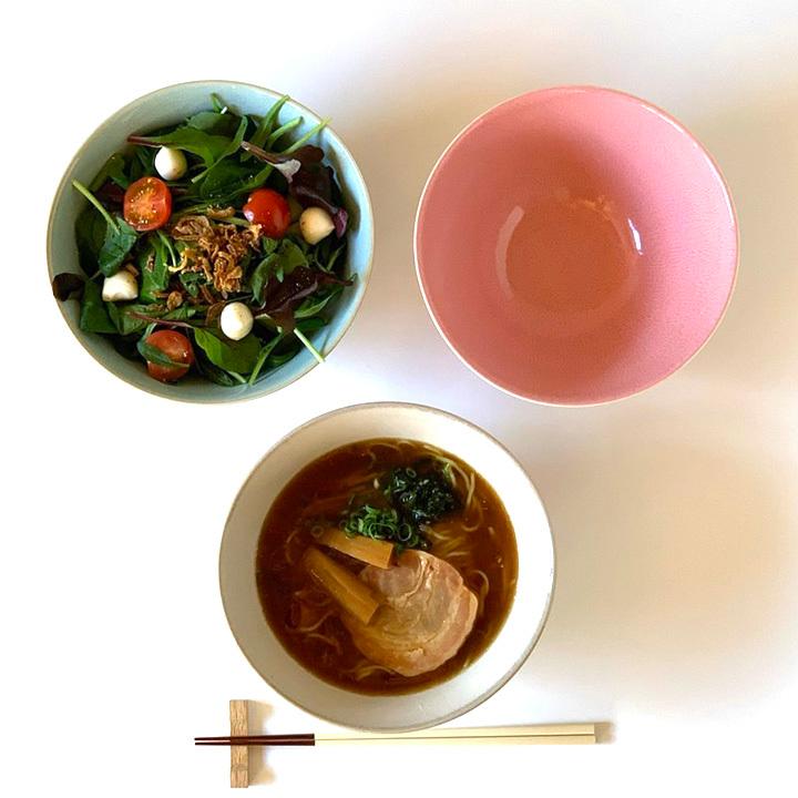 贅沢屋の どんぶり フルート 3color アイボリー ピンク ターコイズ 茶碗 おしゃれ 茶わん 可愛い ラーメン鉢 うどん そば 丼 新生活 おうちごはん ボウル Aynaelda Com