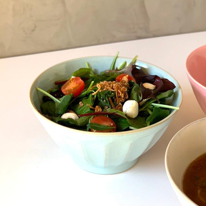 贅沢屋の どんぶり フルート 3color アイボリー ピンク ターコイズ 茶碗 おしゃれ 茶わん 可愛い ラーメン鉢 うどん そば 丼 新生活 おうちごはん ボウル Aynaelda Com