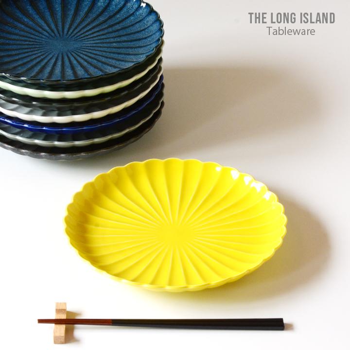 輪花 リンカ 花皿 22cm イエロー パスタ皿 カレー皿 ワンプレート 食器 和モダン サラダ皿 花型 かわいい 可愛い お皿 おしゃれ 和食器 洋食器 R145 Ye 窯元ロングアイランド 通販 Yahoo ショッピング