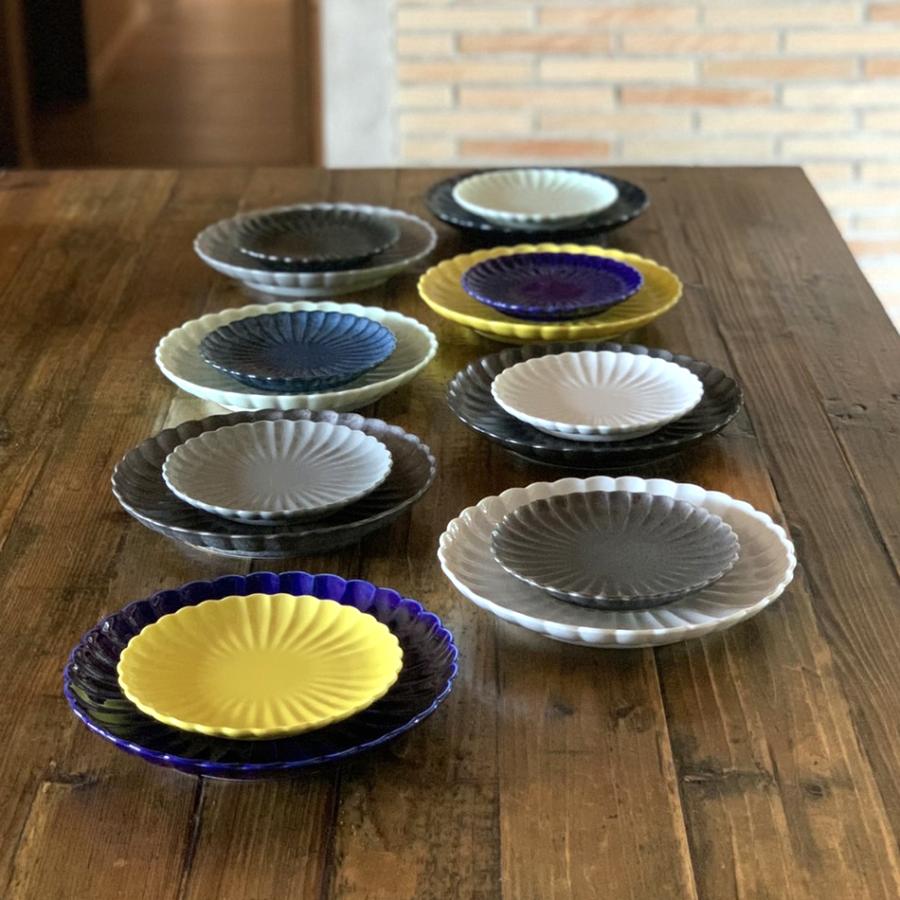 輪花 リンカ 花皿 22cm パスタ皿 カレー皿 ワンプレート 食器 和モダン