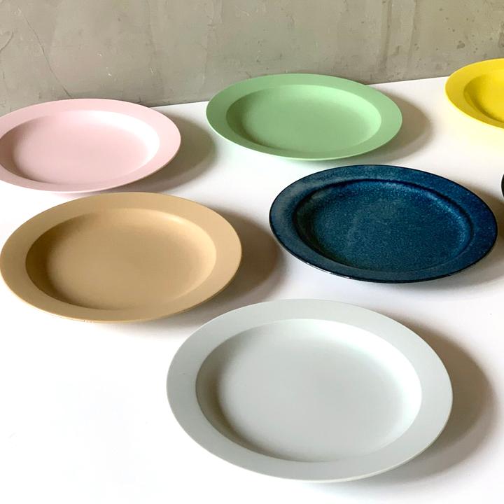 4枚セット リムプレート 24cm プレート パスタ皿 サラダ皿 皿 おしゃれ