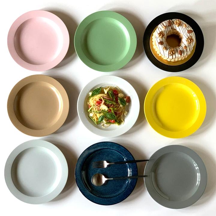 4枚セット リムプレート 24cm プレート パスタ皿 サラダ皿 皿 おしゃれ