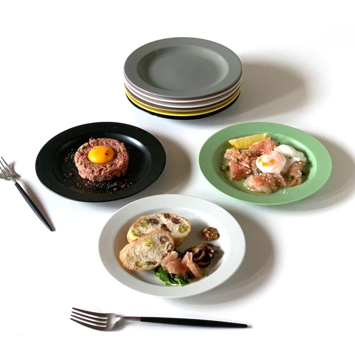 食パン型 陶器プレート 4枚セット　お皿　プレート 4枚セット プレート 20cm パン皿 お皿 洋食器 和食器 取皿 皿 食器