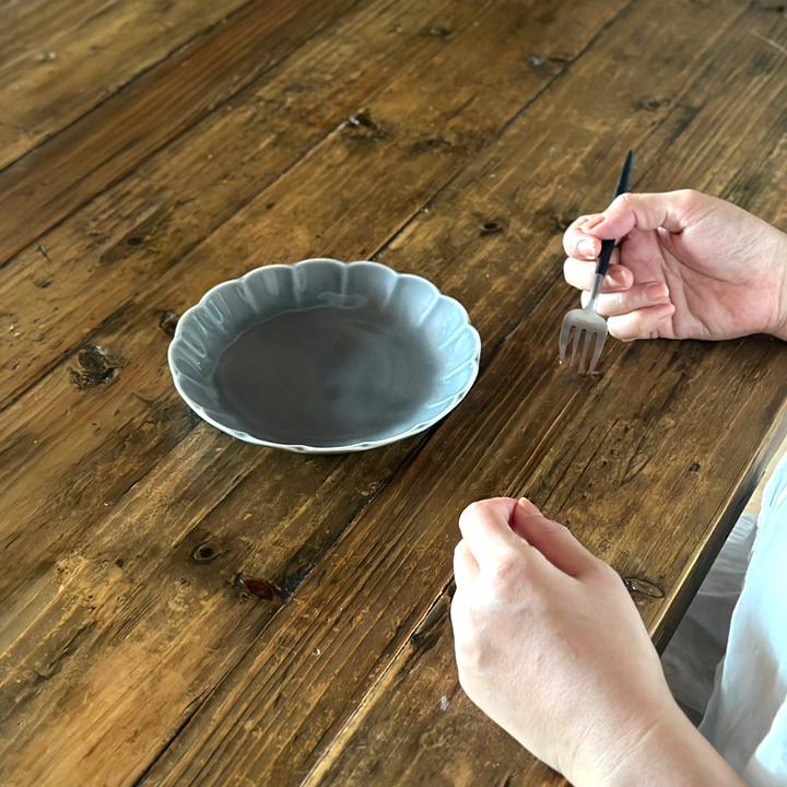 flower Vintage 取皿 ケーキ皿 5.0皿 全3color 菊型 取り皿 おしゃれ