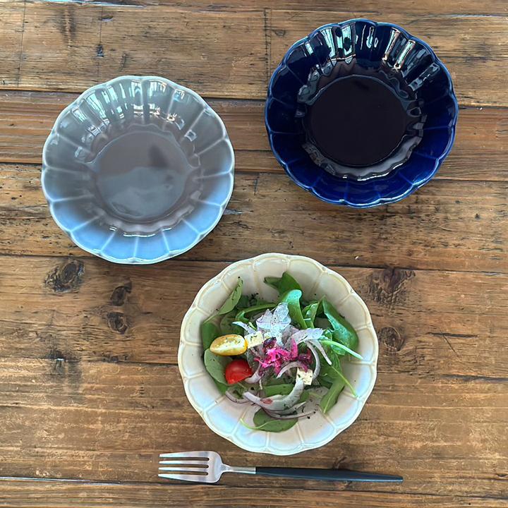 3色セット)単品よりお買い得 flower Vintage 5.5浅ボウル 全3color