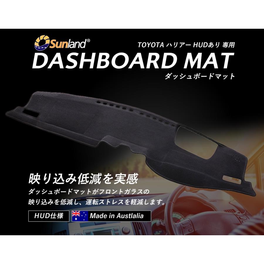 ハリアー 80系 新型 トヨタ Sunland ダッシュボードマット HUD ハリアー 80系 新型 トヨタ Sunland ダッシュボードマット HUD
