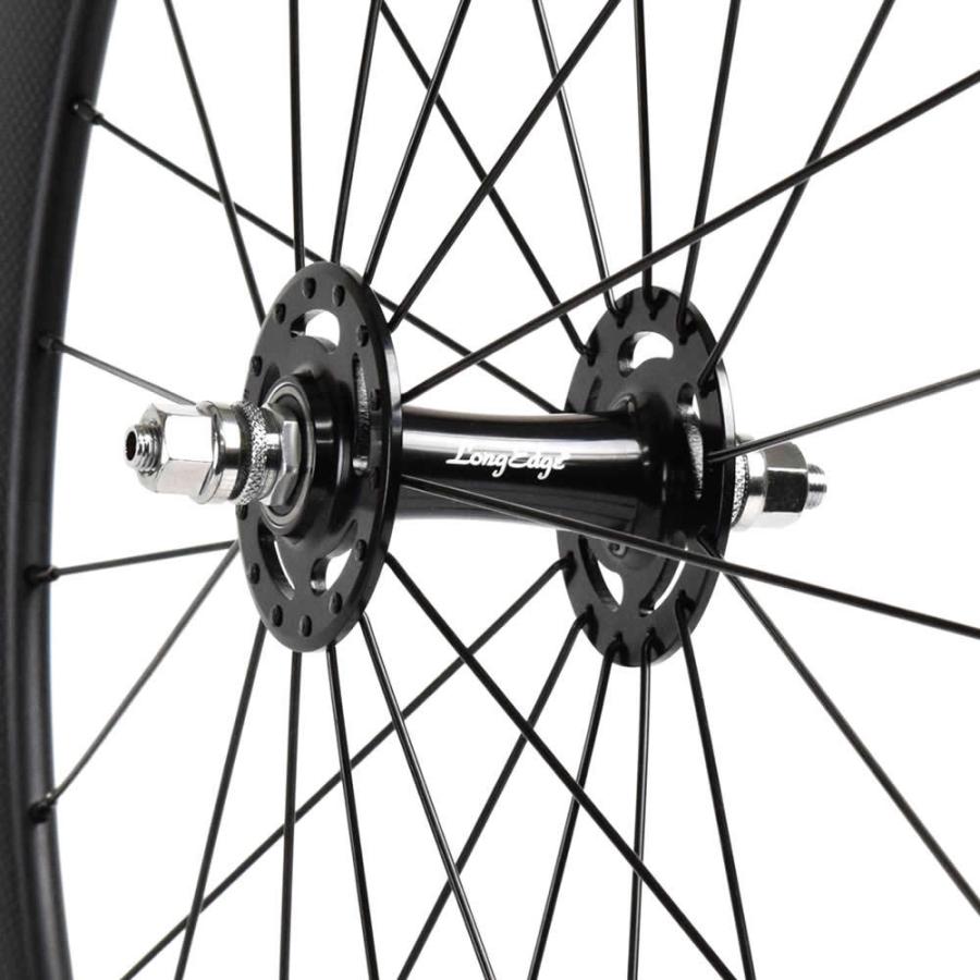 ピストバイクカーボンホイールフロント