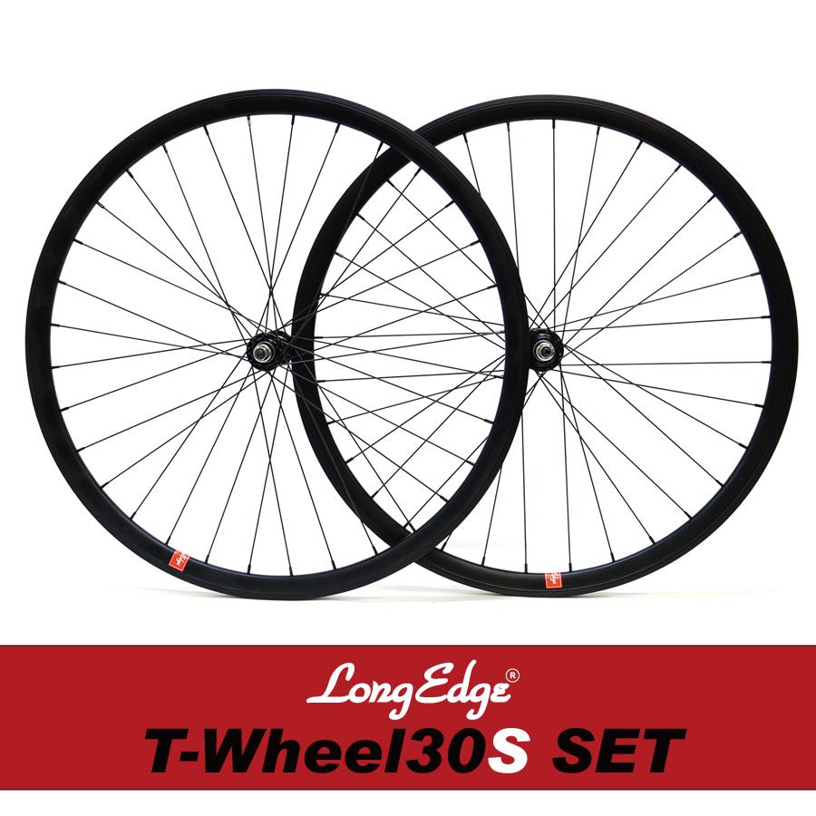 ロングエッヂ トラックホイールセット Longedge Le T Wheel30s Set 700c ピストホイール ピストバイク 自転車 スモールフランジ ブラック お得なセット価格 Le 30whs Tr Longedge 通販 Yahoo ショッピング